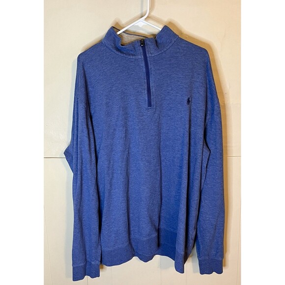 Ralph Lauren Other - Polo Ralph Lauren 1/4 Zip Pullover 2XLT Blue Heather Long Sleeve Shirt
